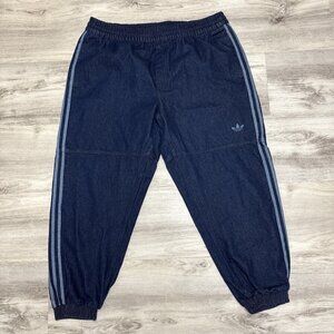 Adidas Originals Trefoil Japona Denim Track Pants Womens 1X Blue Joggers